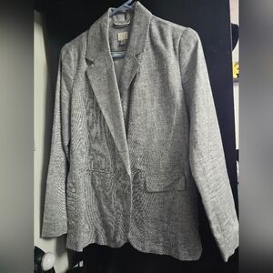Women's Shimmery Gray Blazer - XS